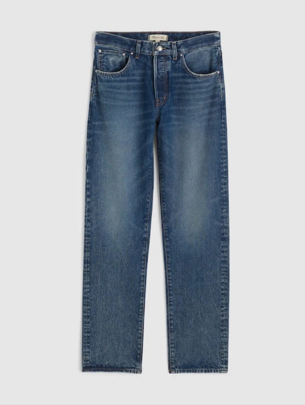 Madewell "Dean" Easy Straight Jeans